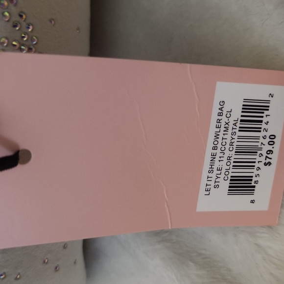 BNWT Juicy Couture White Handbag with Mini Pouch and bedazzling - Picture 5 of 7